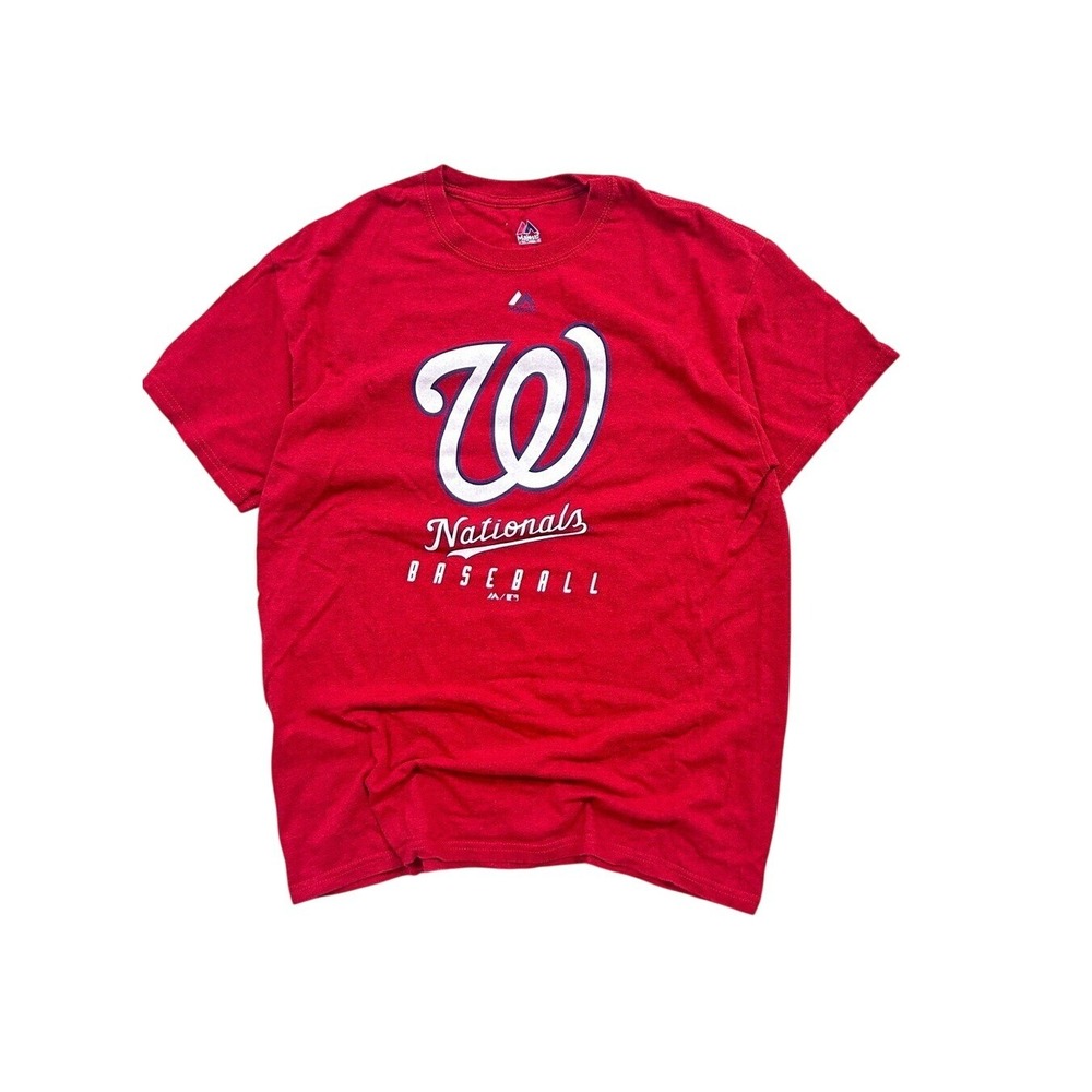 Majestic Washington Nationals MLB Baseball Graphic T-Shirt medium